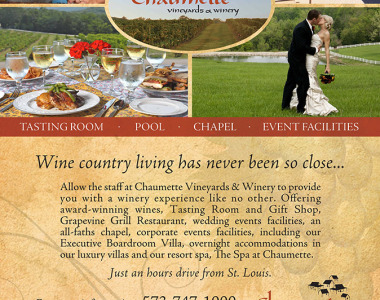 Albert Pujols Golf Tournament Ad – Chaumette Vineyards