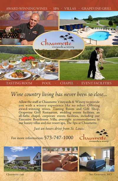 Albert Pujols Golf Tournament Ad – Chaumette Vineyards