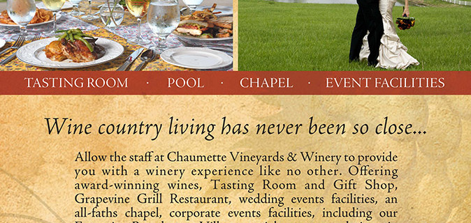 Albert Pujols Golf Tournament Ad – Chaumette Vineyards